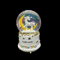 Boule à Neige Musicale et Lumineuse Licorne - Design "Twinkle Twinkle Little Star"