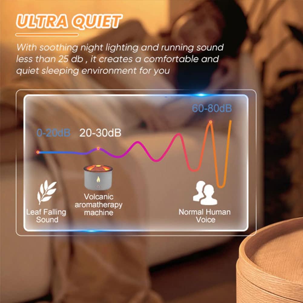 Holdmay diffuseur d'huiles essentielles 360 ML avec Lampe LED.