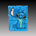 Carnet de Notes Stitch Disney en Peluche Bleue.